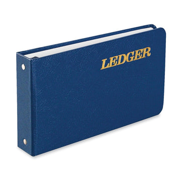 Ring Ledger Binder by Wilson Jones – 1, 1 inches, Metal, Blue, Model W203-58BLA