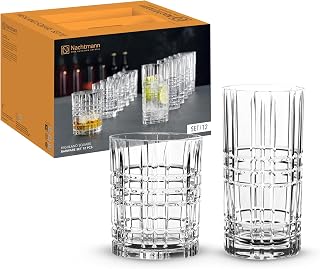 Nachtmann Highland 12 Piece Drinkware Set, Tumblers and Highball Glasses