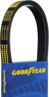 Goodyear Belts 1060640 Serpentine Belt, 6-Rib, 64" Length, Black | Heavy-Duty Engine Belt, Abrasion-Resistant, Anti-Slip Design, High Tensile Strength, Reliable Power Transmission