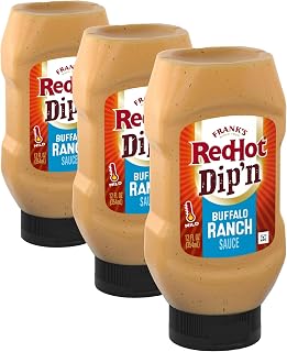 Frank's RedHot Dip'n Buffalo Ranch Sauce, 12 fl oz (Pack of 3)
