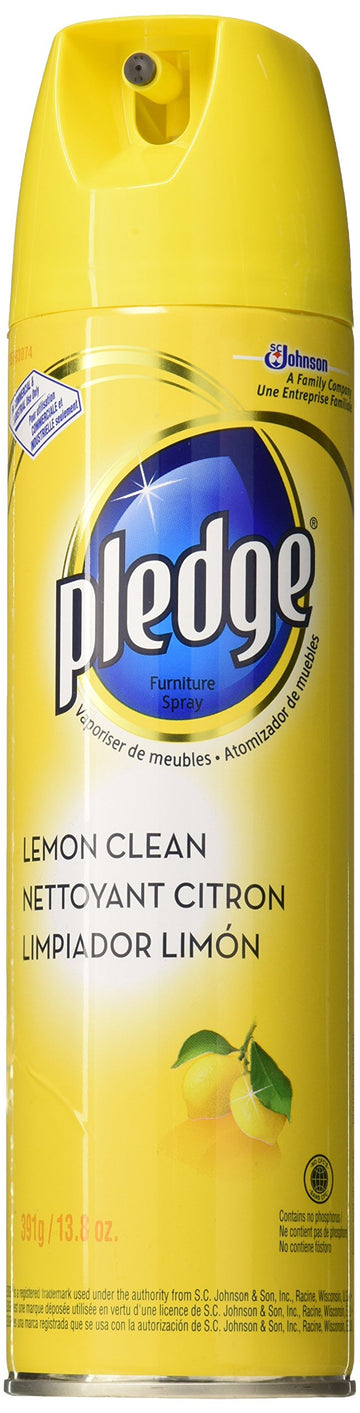 3 Pack 13.8 Oz Lemon Scent Furniture Polish by Pledge – 4.6 Ounce (Pack of 3), Leather, Pack of 3, Model 315692