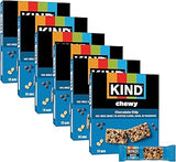 KIND Chewy Granola Bars, Chocolate Chip, Gluten Free, Low Calorie, Healthy Snacks, 6 Boxes of 10 (60 Bars Total)