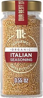 McCormick Gourmet Collection Italian Seasoning, Organic, Non GMO, Our Best Herbs & Spices, Aromatic Herbs, Elevate Chicken, Seafood, Pasta Sauces, Pizza, Italian Recipes & More, 0.55 oz