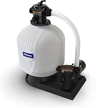Polaris Prestige Above Ground Pool Filter System | 22" Sand Filter with Forza 1.0 THP Twist Lock Pump, IncludesStrainer Basket, Top Mount 7-Mode Valve, and All Hoses/Adapters