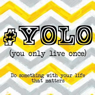 ArtExpert Yolo by Taylor Greene - 12x12 Art Print Poster