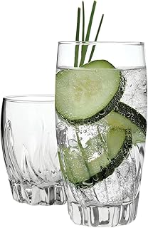 Anchor Hocking Central Park Drinking Glasses (16-Pieces, dishwasher safe)