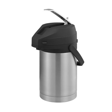 Service Ideas Color-Me-SVAC Stainless Steel Airpot, 2.2 Liters - Black Silver