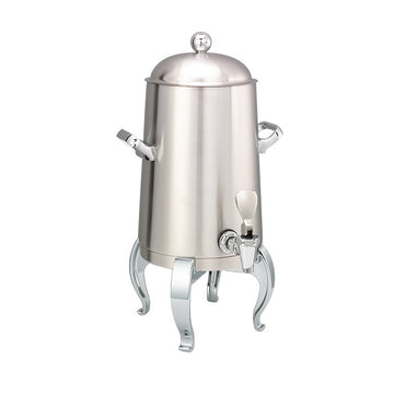 Service Ideas Flame Free Thermo-Urn Stainless Steel Coffee Chafer Urn, Silver - 1.5 gal.