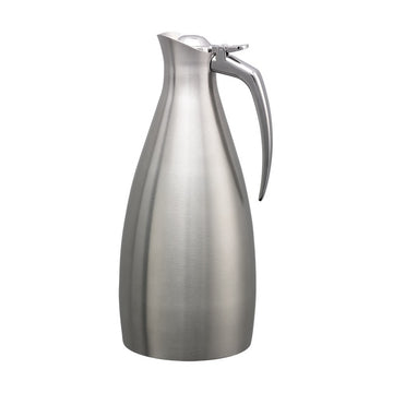 Service Ideas Altus Stainless Steel Coffee Carafe Server, Silver - 1.5 Liters 50.7 oz.
