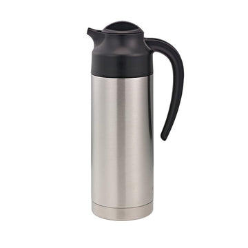 Service Ideas SteelVac Insulated Creamer, 1 Liter 33.8 oz., Silver - S2SN100