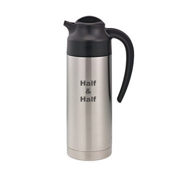 Service Ideas S2SN100HHET SteelVac Insulated Creamer, 1 Liter 33.8 oz., Silver, 6/Case - Default Title