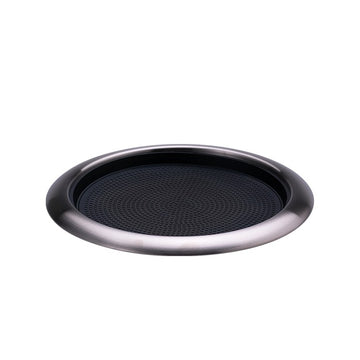 Service Ideas TR1412RIDT Metallic Elements Serving Tray, 1" High - Default Title
