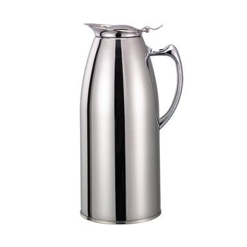 Service Ideas Stainless Steel Pitcher, Silver - 1.5 Liters 50.7 oz.
