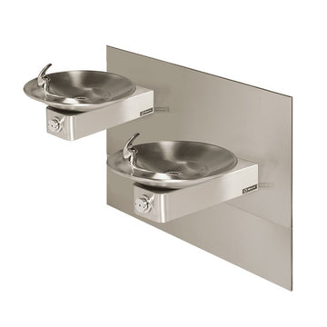Haws Corporation 1011MSB Stainless Steel Drinking Fountain, 32" Wide, Silver - Default Title