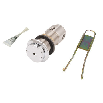 Haws Corporation 5874PBF Stainless Steel Flanged Push Button, Silver - Default Title