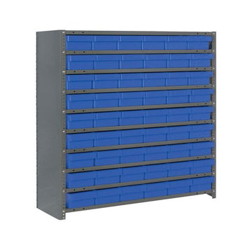 Quantum Storage Systems CL1239 Super Tuff Steel Shelving System, 12" x 36" - Blue