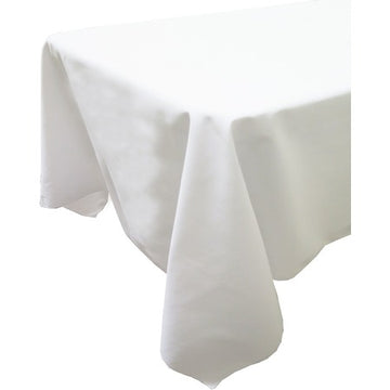 Snap Drape Polyester Table Cover, White - 52"
