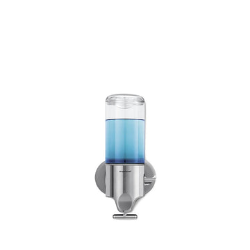 simplehuman Soap Dispenser, 9 5/8" High, Silver - 15 fl. oz.