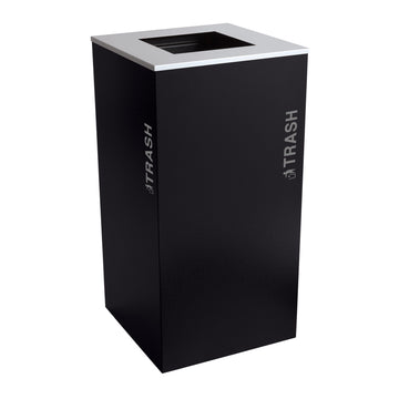 Ex-Cell Kaiser RC-KD36 Black Tie Kaleidoscope Bottles Receptacle, 36 gal. - RC-KD36-T Trash Can