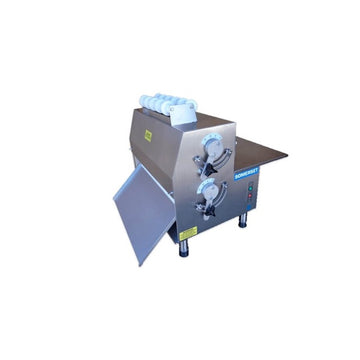 Somerset CDR Stainless Steel Two Stage Dough Sheeter, 21 3/4" High, 120V - 17 1/2"