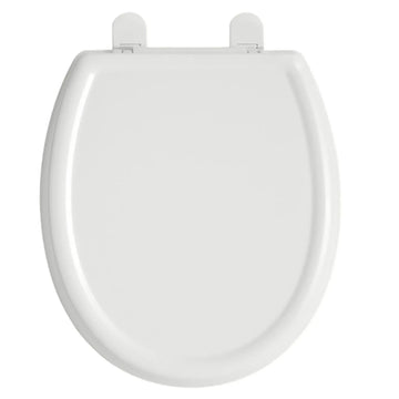 American Standard Plastic Toilet Seat, 14 1/2" Wide, White - 18 13/16"