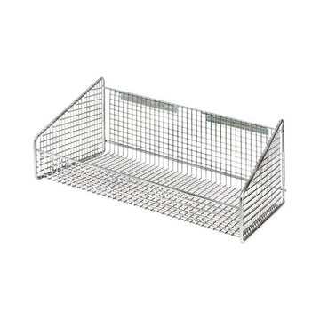 Quantum Storage Systems Chrome Wire Hanging Basket, 11 7/8" Wide, Silver - 18"