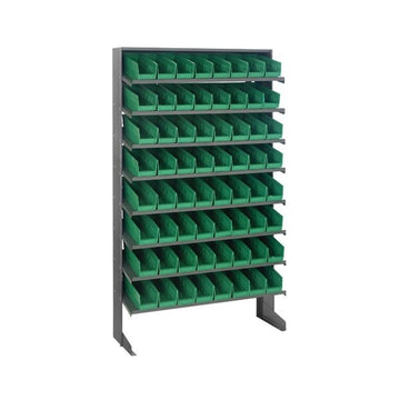 Quantum Storage Systems QPRS Economy Polypropylene Rack, 36" x 12" - Blue