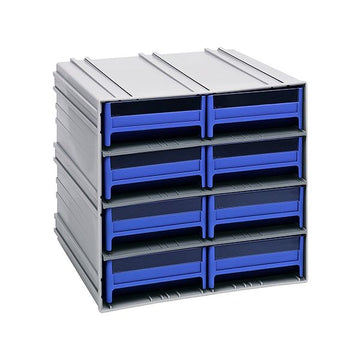 Quantum Storage Systems QIC Polystyrene Storage Cabinet, 11 3/8" x 11 3/4" - Blue Gray