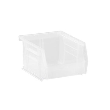 Quantum Storage Systems Polypropylene Hanging Bin, 4 1/8" x 5 3/8" - Clear