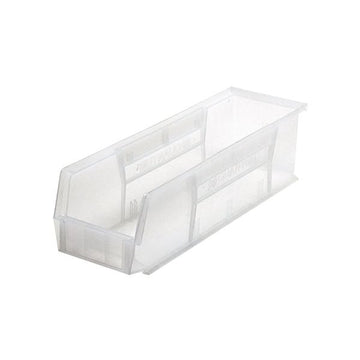 Quantum Storage Systems Polypropylene Hanging Bin, 5 1/2" x 18" - Clear