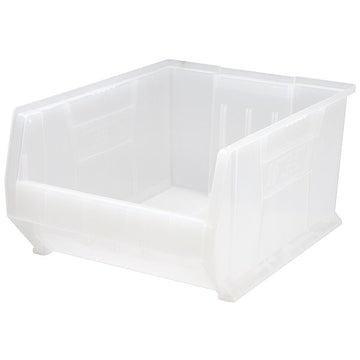 Quantum Storage Systems Polypropylene Hulk Bin, 18 1/4" x 23 7/8" - Clear