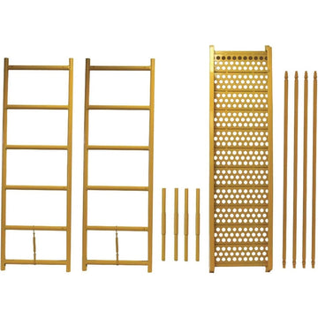Paragon Pro Manufacturing Solutions 1177-2296 Steel Scaffold Extension, 25 1/2" x 97", Yellow - Default Title