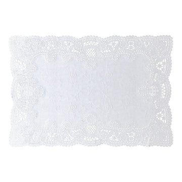 Hoffmaster 310711 Paper Placemat, 10" x 14", White, 1,000/Case - Default Title