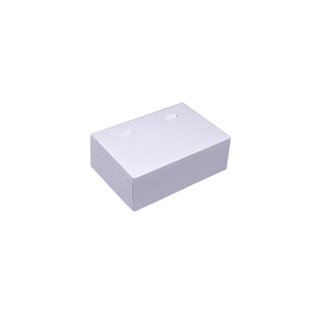 Southern Champion Clay-Coated Paper Box, White - 5" x 7" x 2 1/2"