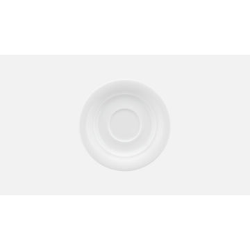 Schonwald Avanti Gusto Porcelain Espresso Saucer, White, 12/Case - 2 1/2"