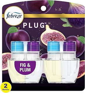 Febreze Odor-Fighting Fade Defy Plug Air Freshener Refill - Fig & Plum - 1.74 fl oz/2pk