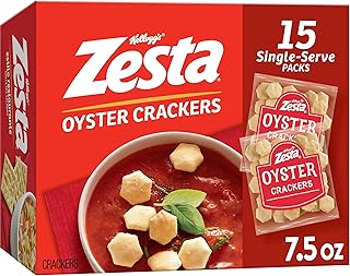 Zesta Oyster Crackers, Soup Crackers, Single Serve, Original, 7.5oz Box (15 Packs)