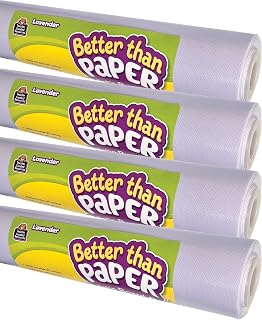 Teacher Created Resources Better Than Paper Bulletin Board Roll, Lavender, 4-Pack
