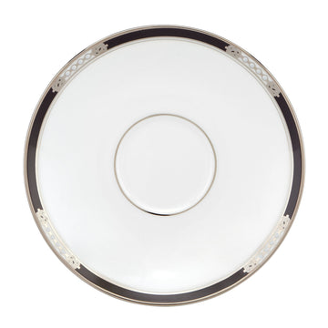 Hancock Platinum Tea Saucer by Lenox – Saucer, Bone China, White, Model 840803
