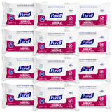 Foodservice Surface Sanitizing Wipes Flowpack by Purell – 6 Count (Pack of 12), Bamboo, Colorless, light yellow, Pack of 12, Model 9371-12
