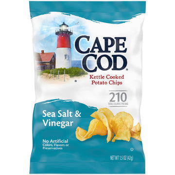 Potato Chips by Cape Cod – 1.5 Ounce (Pack of 56), Multicolor, Pack of 56