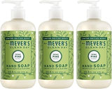 Mrs. MEYER'S CLEAN DAY Hand Soap, Iowa Pine Scent, 12.5 Fl Oz Bottle - 3 Pack | Moisturizing Liquid Hand Soap, Softens and Cleans Hands, Cruelty Free, Made with Essential Oils, Olive Oil, and Aloe Vera