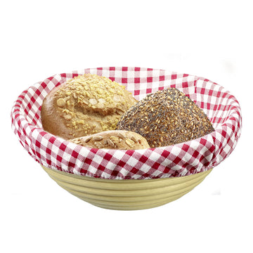 Cover for Round Baskets Diameter 20.5 cm Cotton Checked by Westmark – Ø 20,5 cm, Cotton, checked, Model 3209226K
