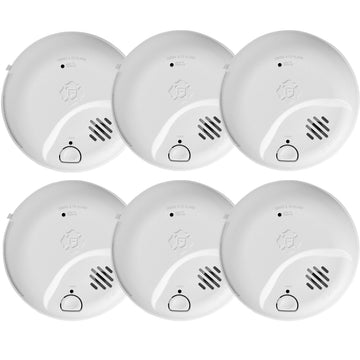 Hardwired Smoke and Carbon Monoxide Detector Combination Alarms with 10-Year Battery Backup by First Alert – Model SMICO105-AC (1046882)