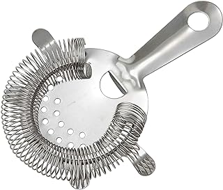 Winco Bar Stainless Steel Strainer, 4 Prongs
