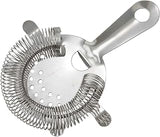 Winco Bar Stainless Steel Strainer, 4 Prongs | Bar, Cocktail, Foodservice
