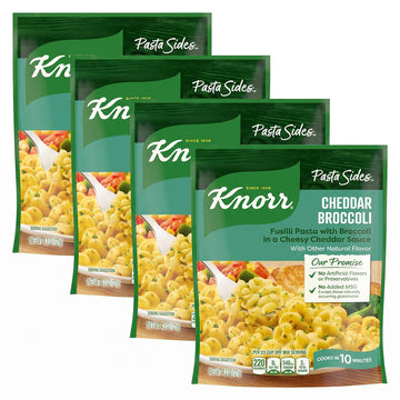 Cheddar Broccoli Pasta by Knorr – 4.3 Ounce (Pack of 4), Pack of 4, Model 02286