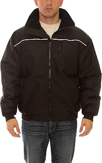 TINGLEY Bomber 1.5 J26113 Insulated Jacket, Small, Black | Storm fly front and zipper front closure seal out wind and rain, Slash front pockets with closure, Waterproof, Slant Pocket