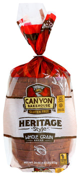 Heritage Style Whole Grain Gluten-Free Bread - Case of 6 Loaves by Canyon Bakehouse – Case of 6 Loaves, BREAD WHOLE GRAIN HERIT