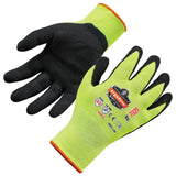 ProFlex 7021 Hi-Vis Cut Resistant Work Gloves by Ergodyne – Small, Lime, Pack of 12, Model 10552